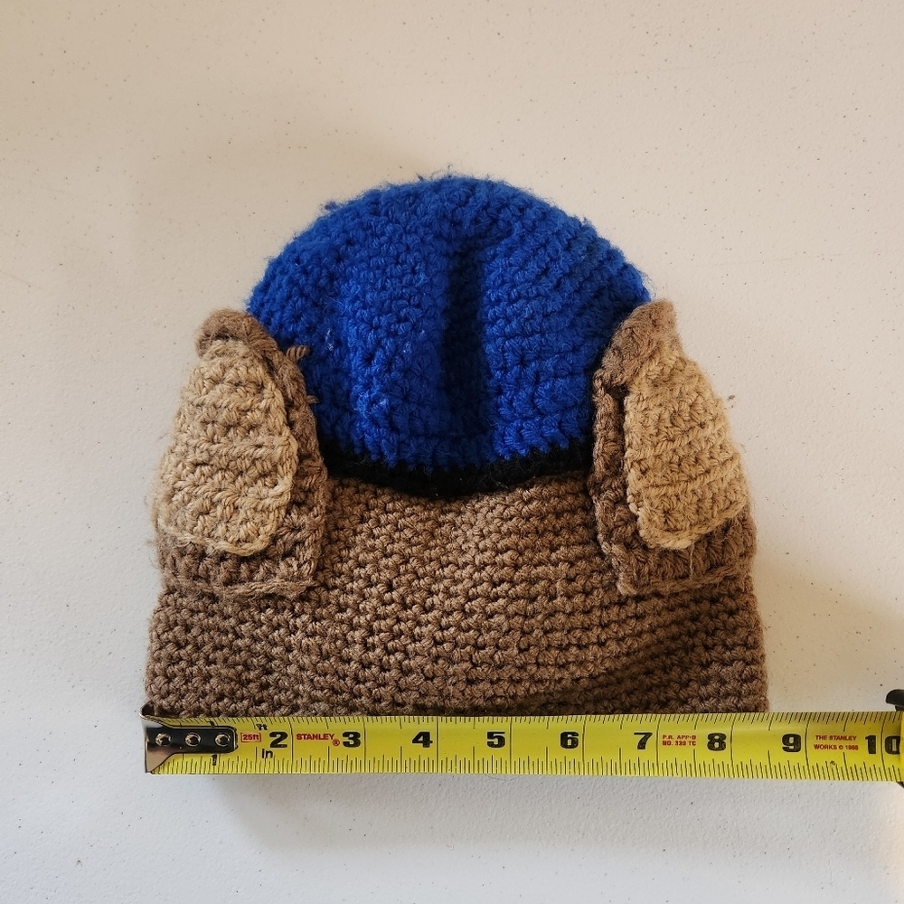 Handmade Paw Patrol Chase Crochet Winter Hat Cap Baby Toddler 12-18 months - Picture 7 of 7